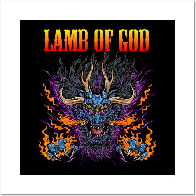 LAMB OF GOD MERCH VTG Wall Art by Birsencavus